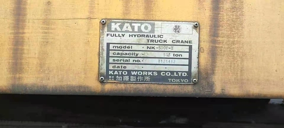 Japón Kato NK-250E NK-500E NK-800E 80T grúa de camión grúa móvil QY25K QY25KA QY50KA QY50K QY70K QY70KA QY100K STC500 en Shanghai Usado