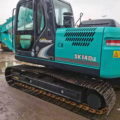SK140LC-8 KOBELC Excavadora Crawler Aumentar su productividad con 4,2 km / h velocidad nominal