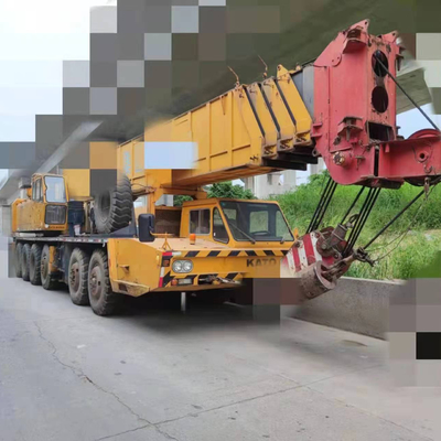 Altura máxima de elevación 63,6 M Grúa de camión usado NK1200 para tareas de construcción de trabajo pesado