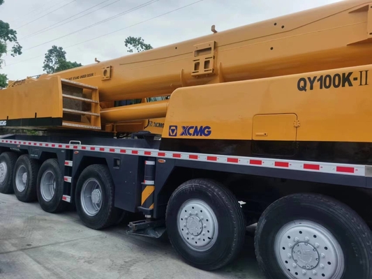 MOOG cilindro hidráulico y Eaton bomba hidráulica usados grúa de camión QY100K a un precio asequible