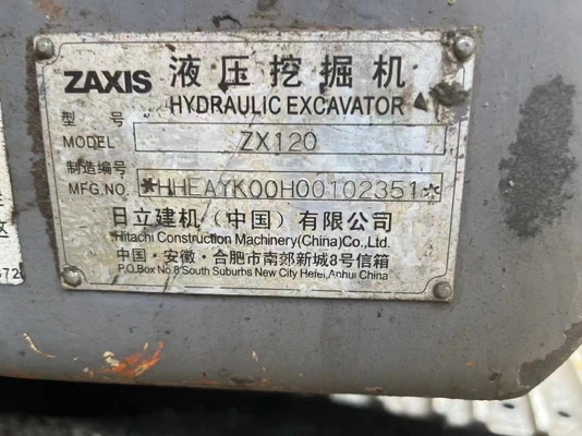 Tiendas de materiales de construcción utilizan la excavadora HITACH ZX120 para su sitio de construcción