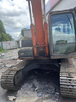Tiendas de materiales de construcción utilizan la excavadora HITACH ZX120 para su sitio de construcción