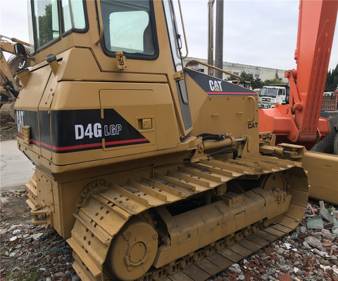 Bulldozer usado con motor de Cummins CAT D4GLGP para talleres de reparación de máquinas