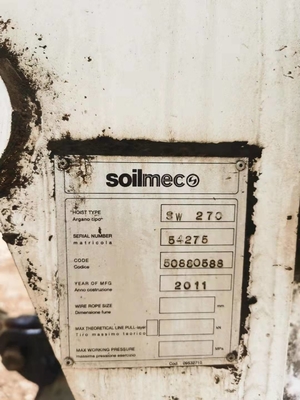 Diámetro de perforación 2,5 m Soilmec SR-60 SR-65 SR-70 R-516 R-622 Rig giratorio hecho en Italia