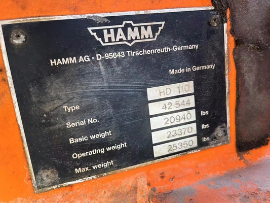 18000 KG Roller vibratorio HD110 HD128 HD138 HD90 Modelos de Alemania Usados en Shanghai