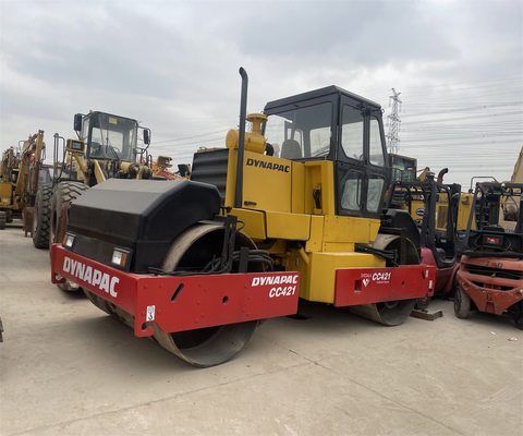 Trabajos de construcción rodillo de carretera usado CC421 CC211 CA301D CA30D con rodillo de tambor doble