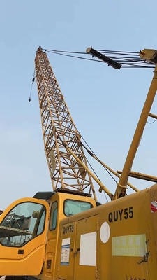 XCMG 55T 80T QUY55 QUY50-II QUY80 grúa de rastreo usada con altura de elevación máxima de 50 metros