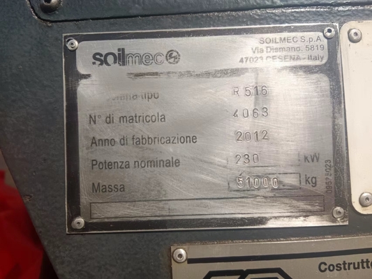 Italia Soilmec SR-75 SR-60 SR-70 SR-80C R-516 R-622 R-620 R-412 Estación giratoria usada en Shanghai