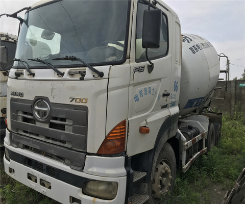12000 KG Producción de hormigón 12.9L Usado HINO700ZOU camión mezclador para la construcción a un precio asequible