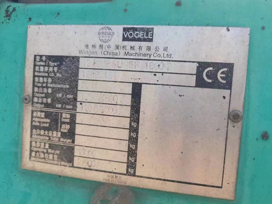 2015 VOGEL 1800-2 Pavimentador de asfalto usado para baldosas de acera en excelentes condiciones de trabajo
