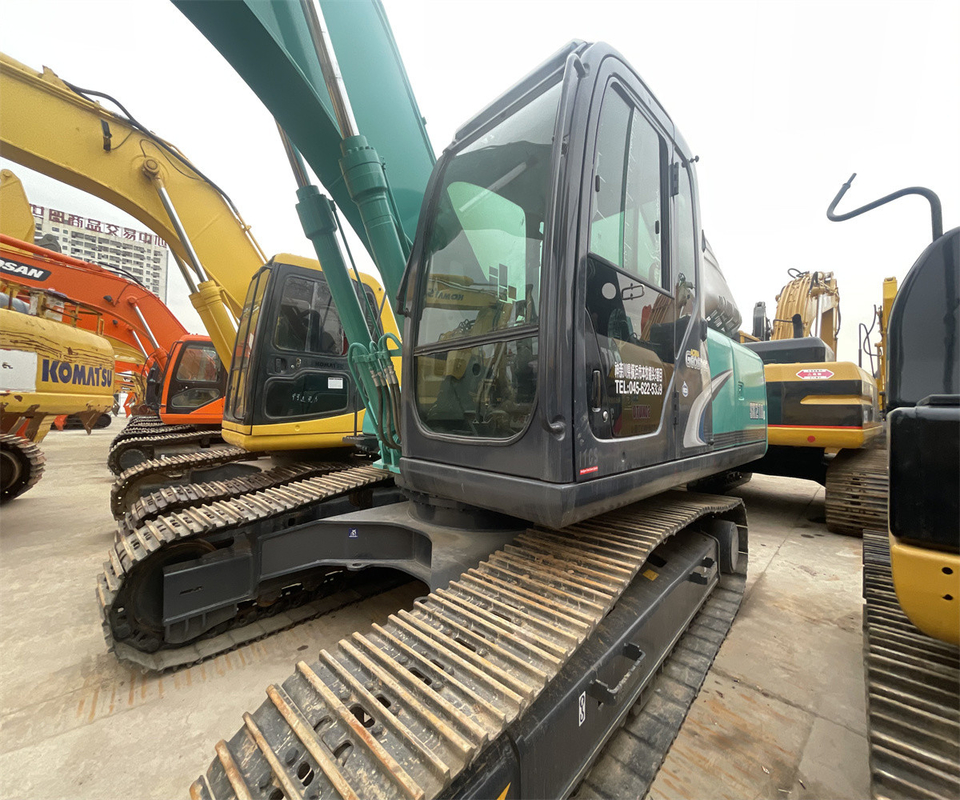 SK140 SK200 SK75 SK60 SK200LC Excavadora usada con 118KW de potencia y en buen estado