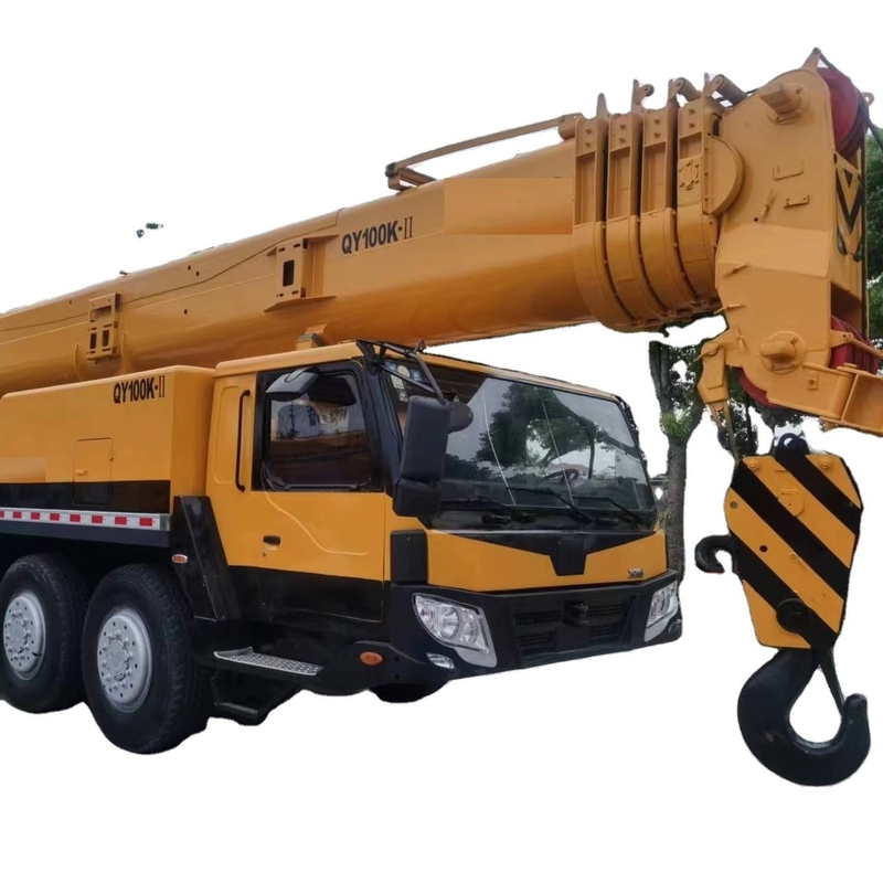 XCMG QY100 grúa móvil para maquinaria de construcción utilizada y altura máxima de elevación de 25 m
