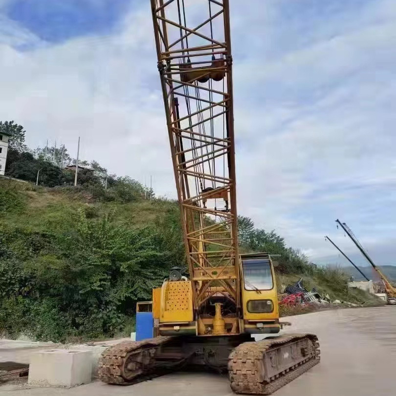 XCMG 55T 80T QUY55 QUY50-II QUY80 grúa de rastreo usada con altura de elevación máxima de 50 metros